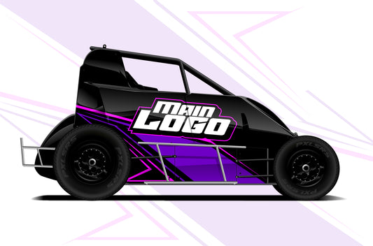 Non-Wing Micro ‘Lines’ Purple Pink