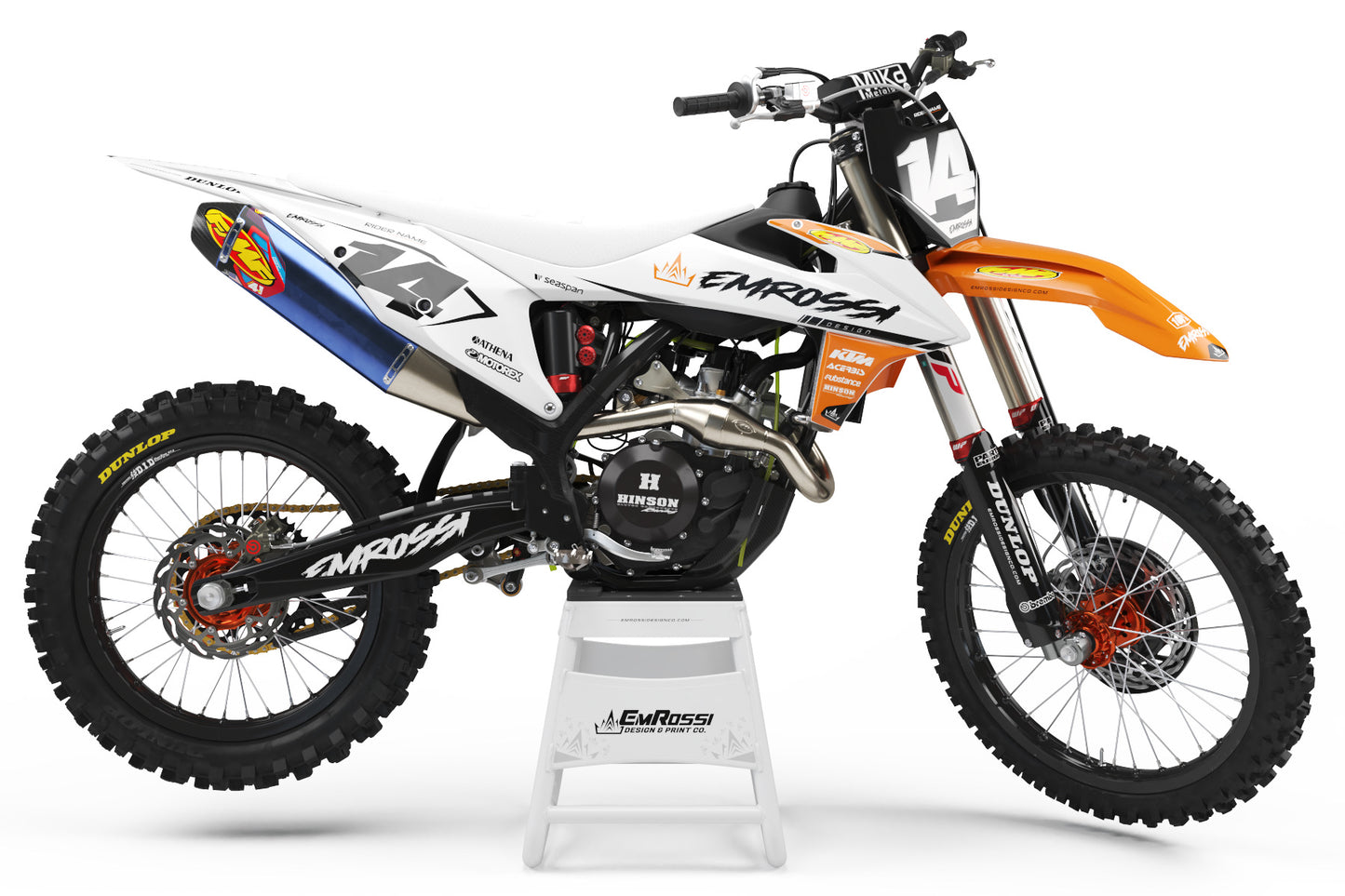 Ride Ready KTM - White Clean