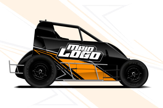 Non-Wing Micro ‘Lines’ Orange