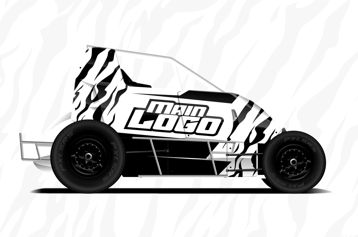 Non-Wing Micro ‘Zebra’ White